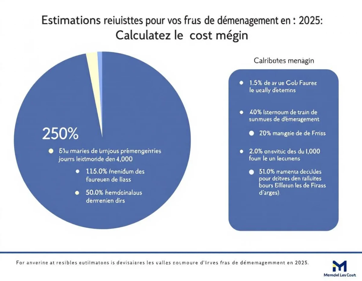 Estimations réalistes pour vos frais de déménagement en 2025 : Calculez le coût moyen